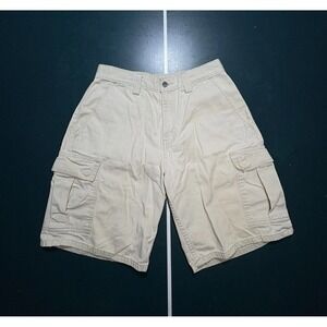 Vintage Levi's Silvertab Baggy Cargo Shorts Men's Size 28‎ Y2K Skater 10" Inseam